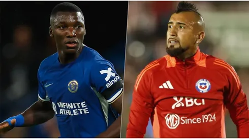 Moisés Caicedo y Arturo Vidal son las figuras de sus equipos.