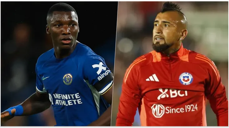 Moisés Caicedo y Arturo Vidal son las figuras de sus equipos.
