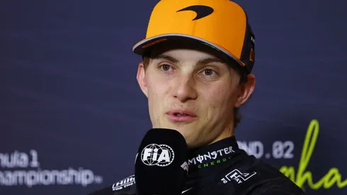 Oscar Piastri tras ganar el GP de China.