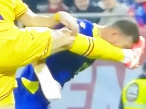 Figura europea muestra secuelas del golpe que lo obligó a dejar la cancha