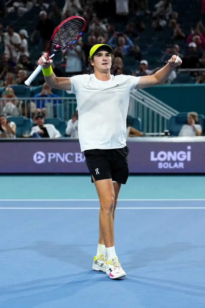 Joao Fonseca, la promesa del tenis sudamericano elogiada por Novak Djokovic (Getty Images)