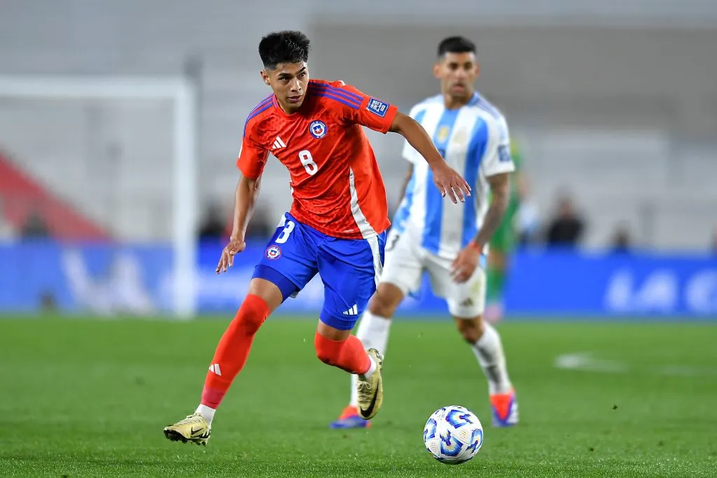 Darío Osorio vuelve a ser titular por Chile. (Photo by Marcelo Endelli/Getty Images)