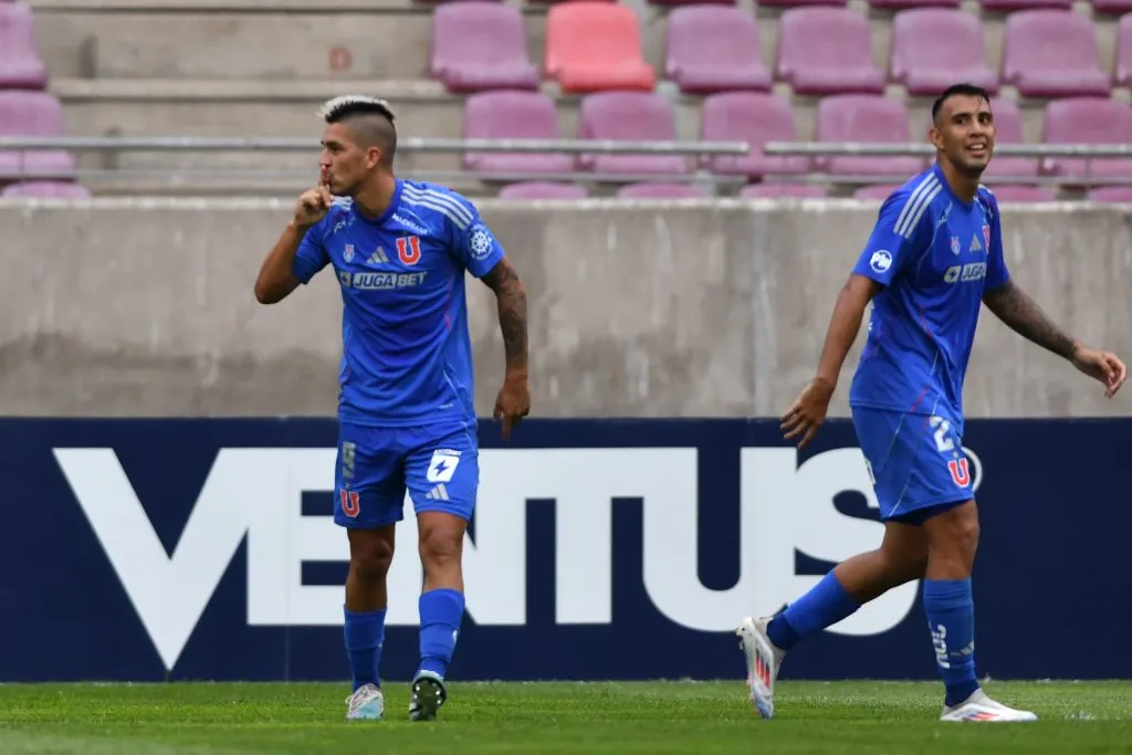 Leandro Fernández volvió al gol en la Copa Chile. Foto:  Alejandro Pizarro Ubilla/Photosport