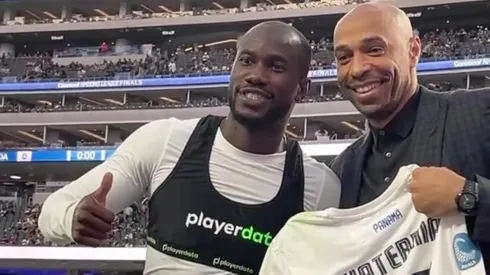 Cecilio Waterman y su momento viral junto a Thierry Henry.