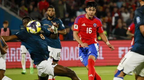 Osorio fue titular en la selección chilena