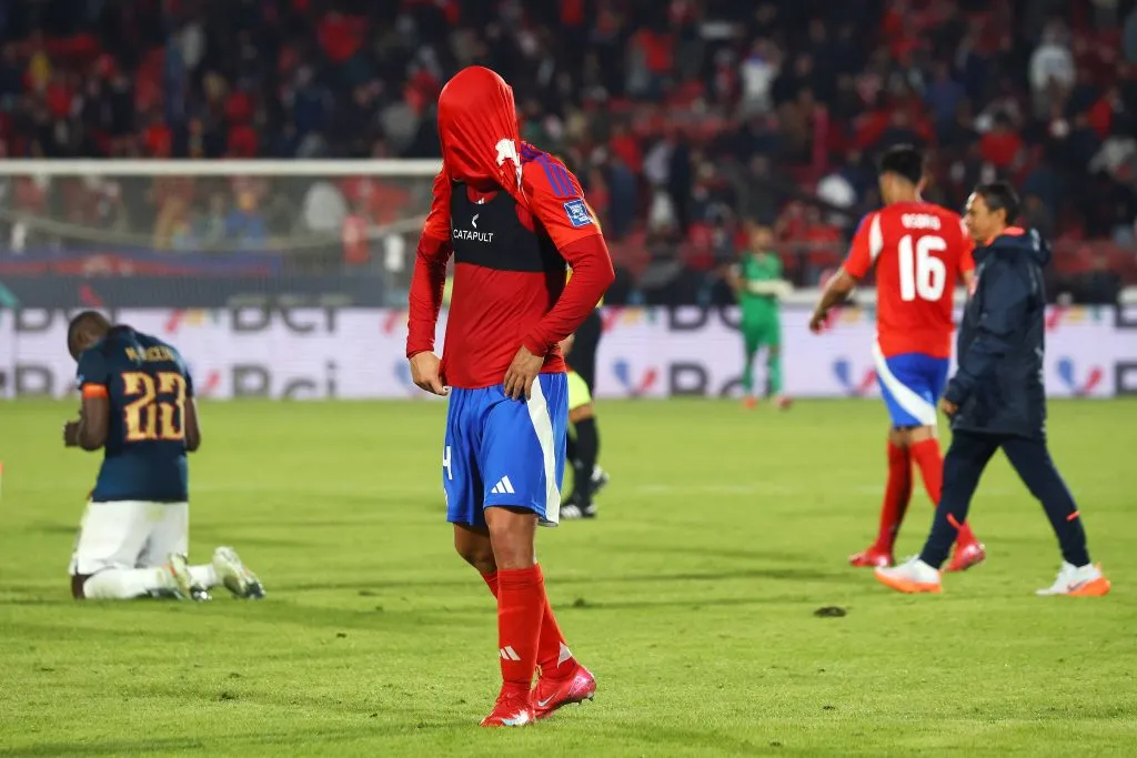 Chile apenas empató con Ecuador. (Photo by Marcelo Hernandez/Getty Images)