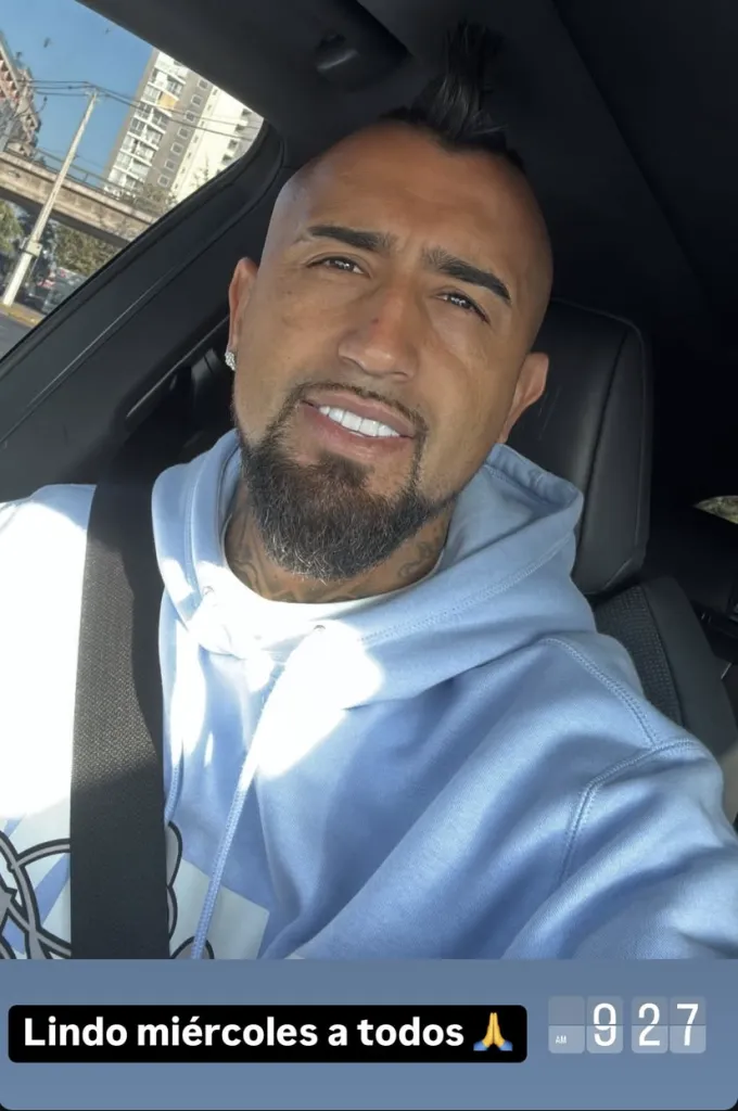 Arturo Vidal ya entrena en Colo Colo | Instagram