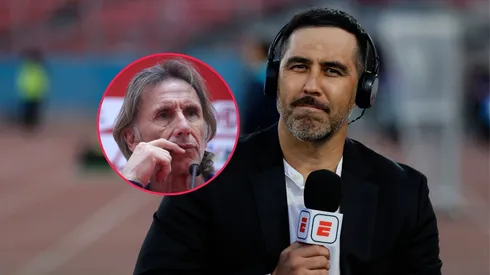 Ricardo Gareca y Claudio Bravo