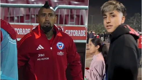 Alonso Vidal le mandó un mensaje a su papá por la Roja.