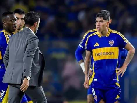 Sufre la Joya: Fernando Gago castiga a Carlos Palacios en Boca Juniors