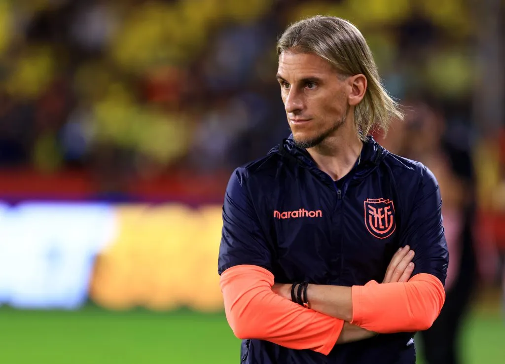 Sebastián Beccacece lleva cuatro victorias, tres empates y una sola derrota al mando de Ecuador. | Foto: Getty Images.