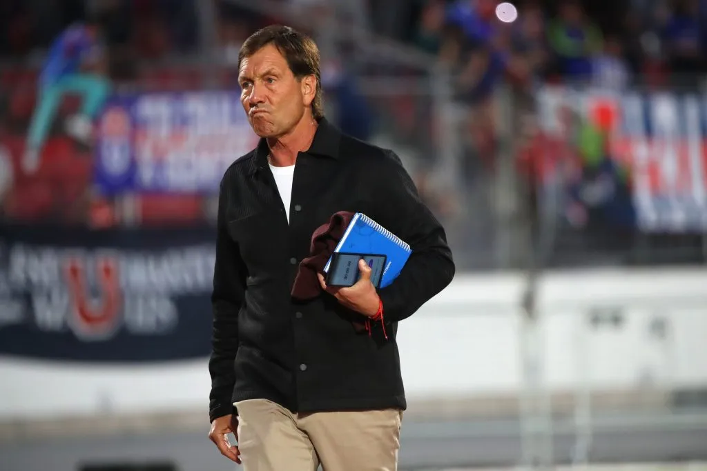 Fernando Díaz como DT de Coquimbo Unido ante Universidad de Chile. (Jonnathan Oyarzun/Photosport).