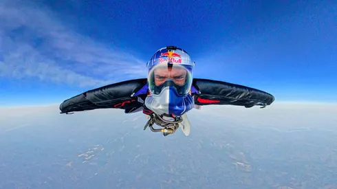 Sebastián Álvarez durante el proyecto Red Bull Starman.