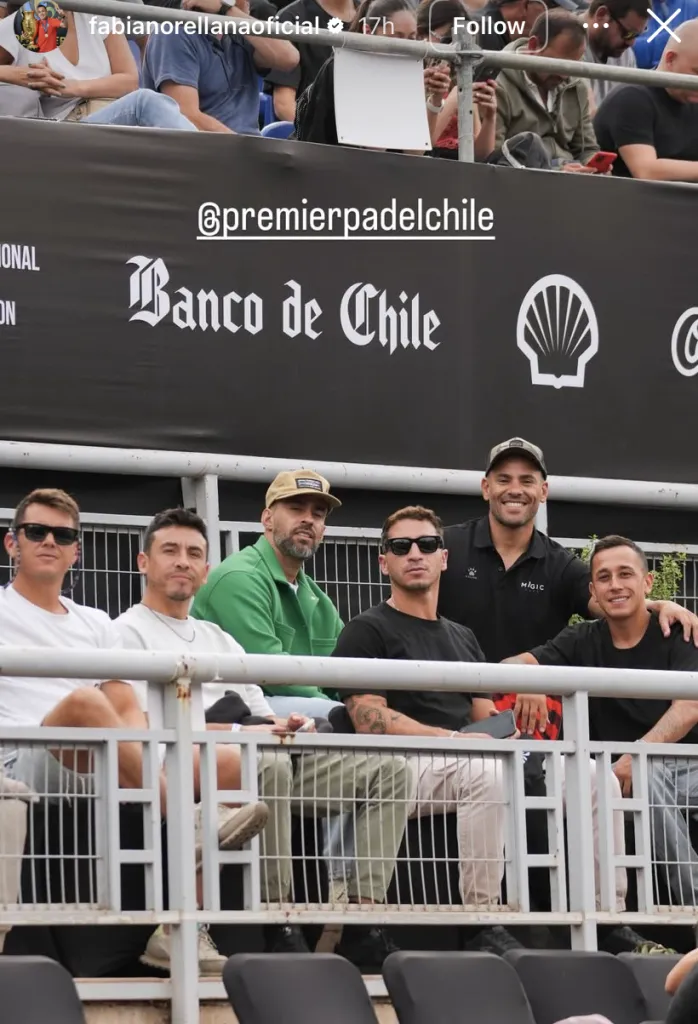 Jorge Valdivia reaparece en partido de padel | Instagram