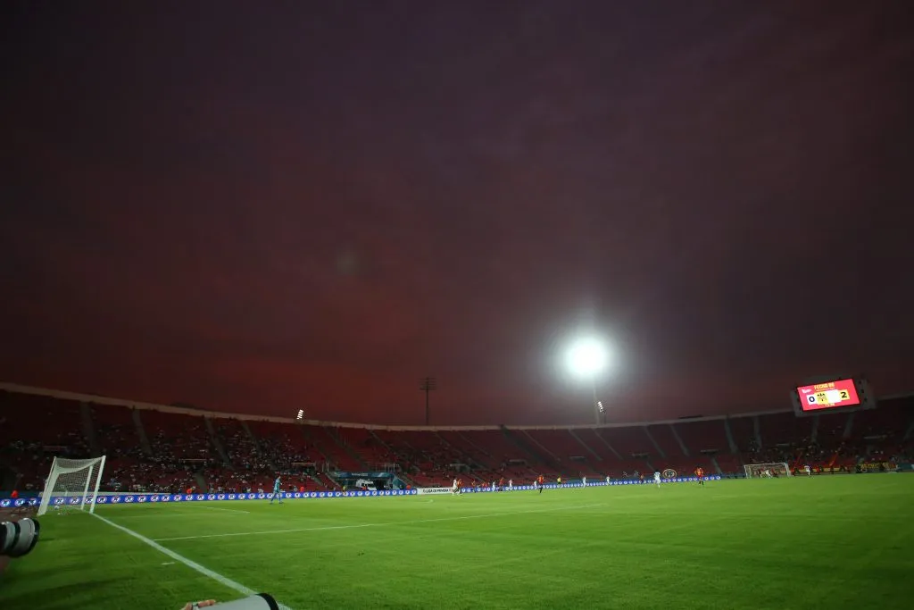 El Estadio Nacional recibió el duelo de Unión Española ante Universidad Católica por la Liga de Primera. Foto: Jonnathan Oyarzun/Photosport.