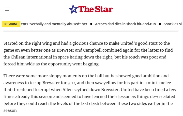 El detallado análisis de The Star para el momento que vive Ben Brereton.