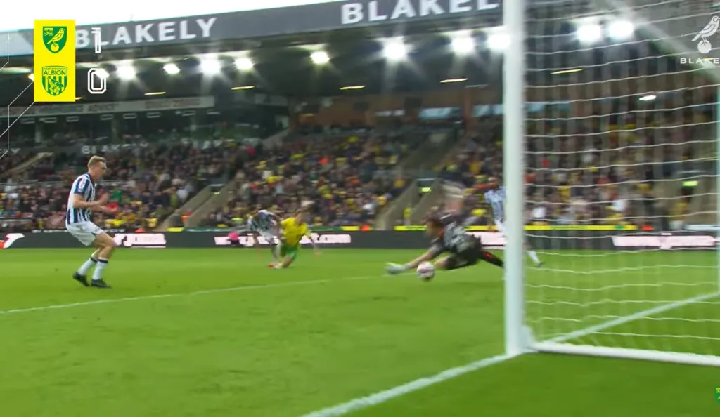 Así definió Josh Sargent tras el pase de Marcelino Núñez. (Captura).