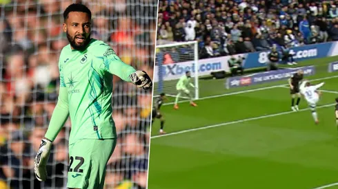 Lawrence Vigouroux le dio una mano a Ben Brereton en la segunda división inglesa.