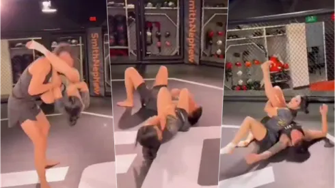 El particular momento entre los chilenos en Estados Unidos.