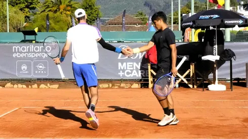 Vasil Kirkov y Matías Soto en el Challenger de Concepción