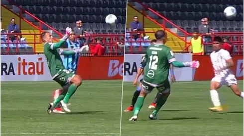 El portero Fabián Cerda vivió una jornada para el olvido.