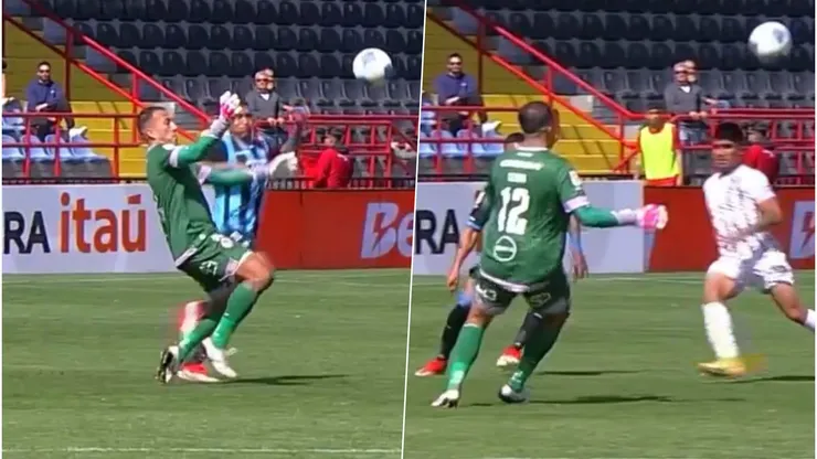 El portero Fabián Cerda vivió una jornada para el olvido.