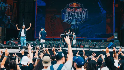 Los freestylers en el Perry's Stage