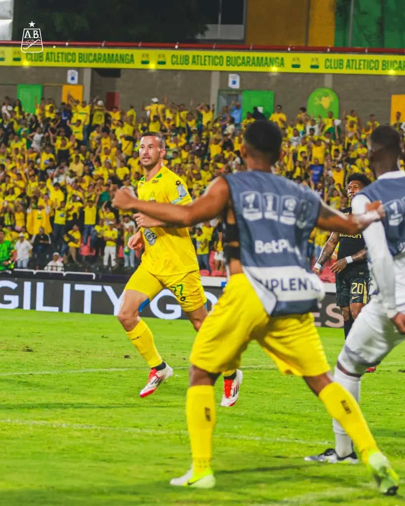 Luciano Pons llega encendido a enfrentar a Colo Colo en la Copa Libertadores. Foto: A. Bucaramanga.