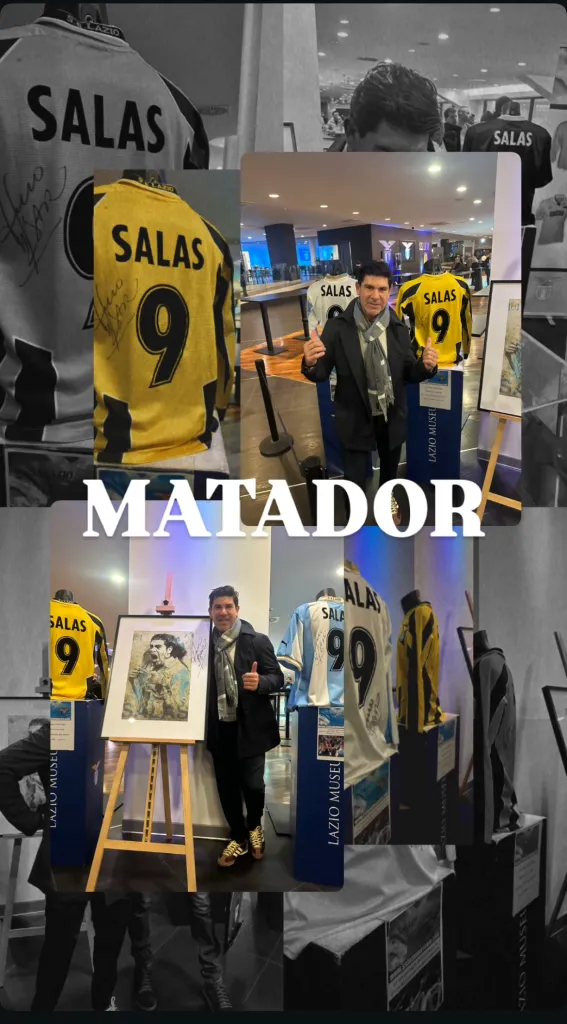 Marcelo Salas fue recibido por la Lazio. Foto: Lazio.