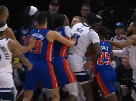 Batalla campal en la NBA: Jugadores desatan el caos en pleno partido