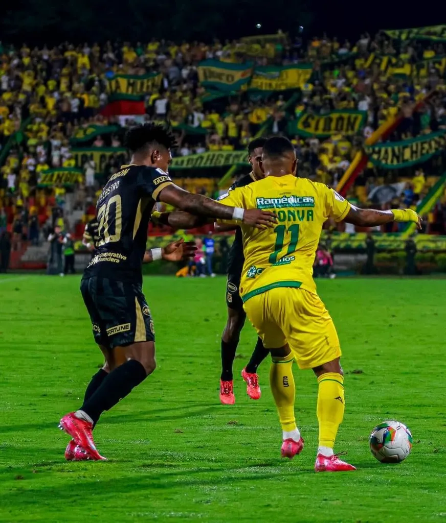 Atlético Bucaramanga viene de ganar al Atlético Nacional en su estadio. Foto: Bucaramanga.