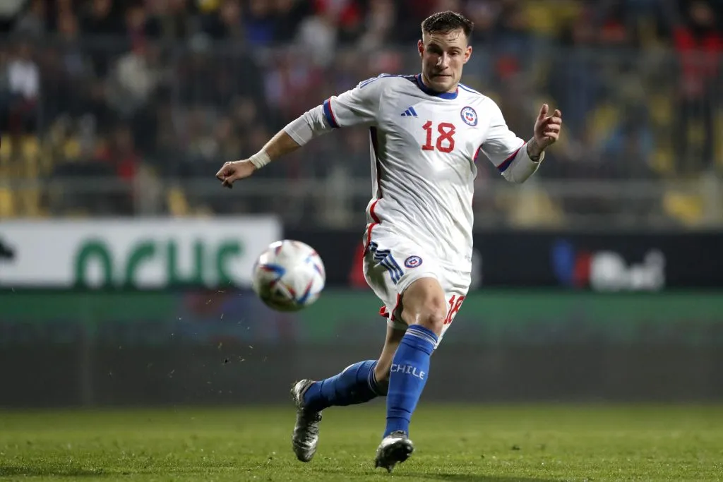 Bruno Barticciotto no ha podido consolidarse como un inamovible en la selección chilena. | Foto: Photosport.