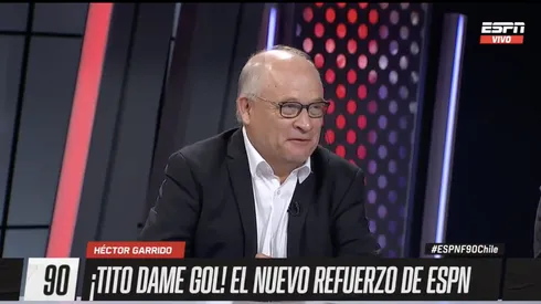 Tito Garrido relatará a Colo Colo en la Copa Libertadores