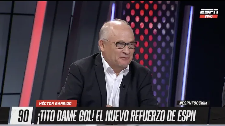 Tito Garrido relatará a Colo Colo en la Copa Libertadores