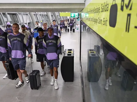 Sin dos figuras: Botafogo ya pisa suelo chileno para medirse con la U