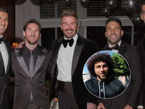 David Beckham le hace un desaire a Maxi Falcón en su cumple