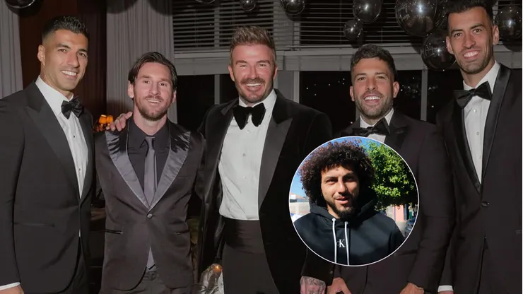 Maxi Falcón no estuvo en el cumple de David Beckham.