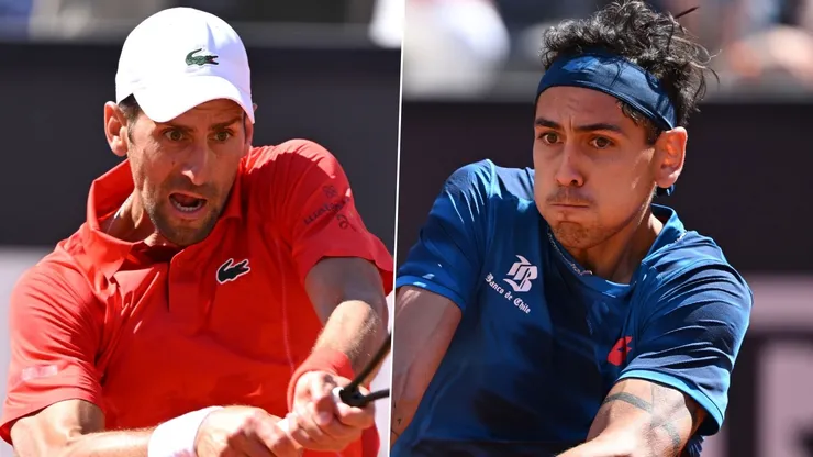 Novak Djokovic y Alejandro Tabilo