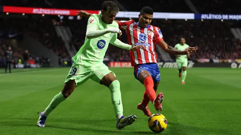 Lamine Yamal y Reinildo será uno de los duelos clave en la vuelta de la semifinal de la Copa del Rey entre Atlético de Madrid y Barcelona.