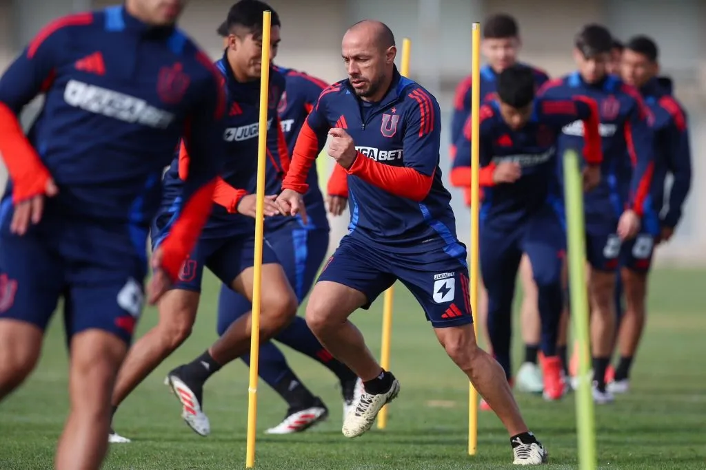 U de Chile trabaja en silencio antes del duelo ante Botafogo por Copa Libertadores. Foto: U de Chile.