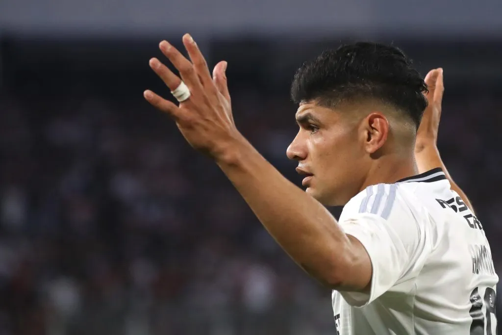 Claudio Aquino llegó y se hizo inamovible en Colo Colo. (Jonnathan Oyarzun/Photosport).