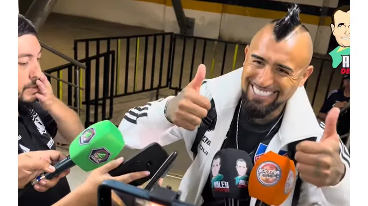 Arturo Vidal sabe que es muy bienvenido en Colombia.