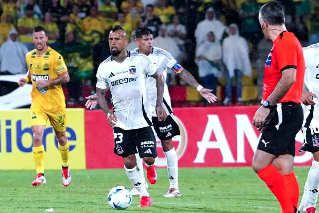 Arturo Vidal volvió a jugar un partido como titular en Colo Colo después de varias semanas. | Foto: Photosport.