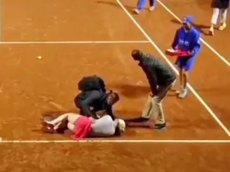 Tenista se desploma en medio de un partido: "Mi corazón..."