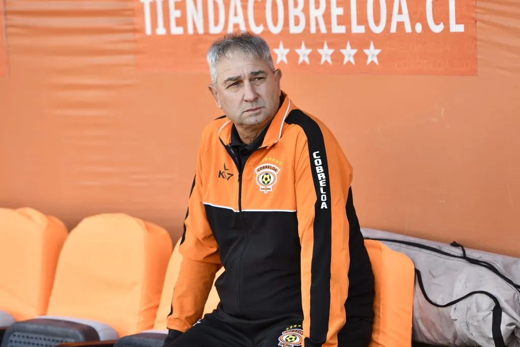 El último club que dirigió Giovagnoli en Chile fue Cobreloa. (Pedro Tapia/Photosport).