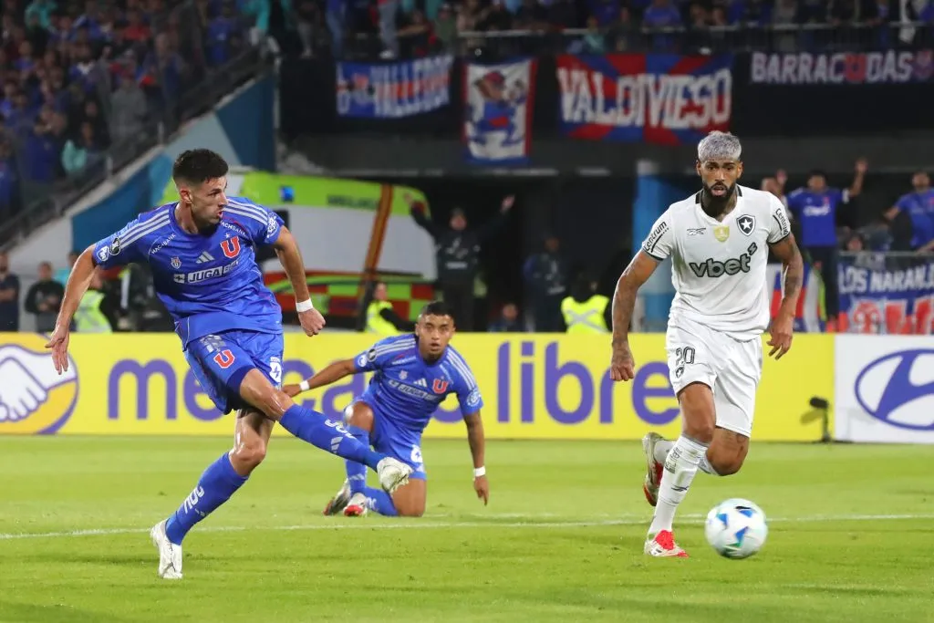 Lucas Di Yorio suma cinco goles en siete partidos con Universidad de Chile. | Foto: Photosport. 