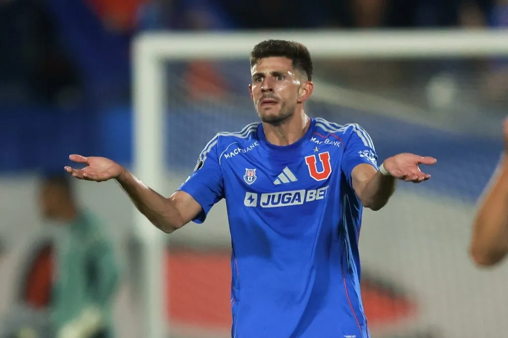 Lucas Di Yorio, el máximo goleador de U de Chile en este 2025 (Photosport)