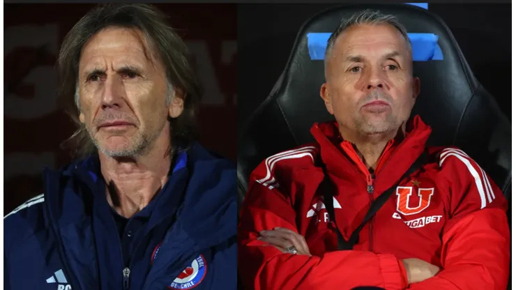 La comparación entre el DT de la Roja con el de Universidad de Chile.