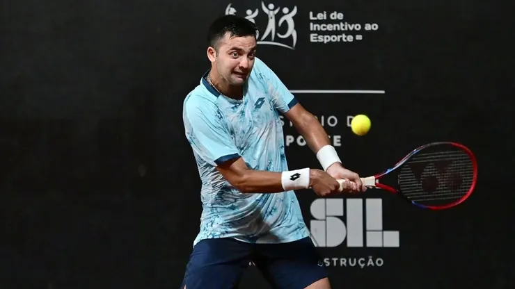 Tomás Barrios en el Challenger de Campinas