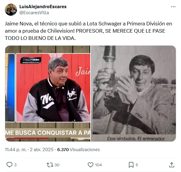 Las reacciones en X por la participación de Jaime Nova en Amor a Ciegas.